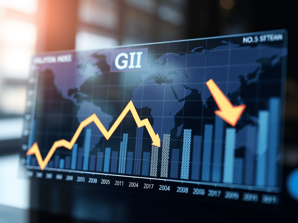 全球正式進入輸入型通縮-全球輸入型通膨指數 GII 2025年10月