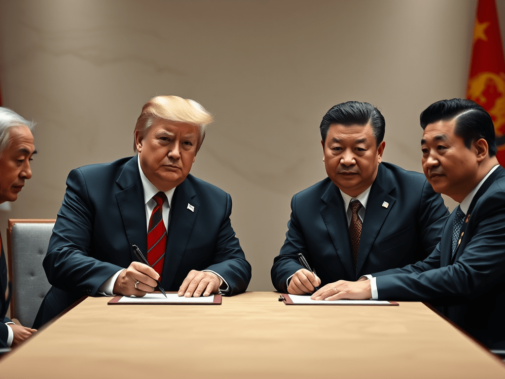 【台灣地緣政治風險指數 TGR】美中貿易戰休兵 地緣政治風險降溫-2026年第一季