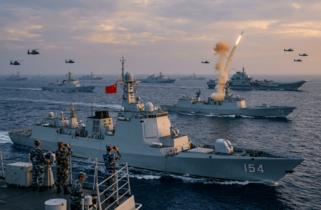 【兩岸衝突警示燈號】中共軍演重返高檔 台海衝突升至黃燈-2026年10月